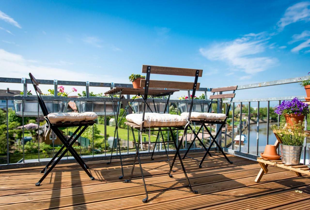 Deichkroenchen Ferienwohnung Altes Land Hamburg Jork Exteriör bild